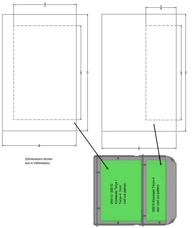 KOLPIN 29005 Universal Roof Foam Liner - Fig 11