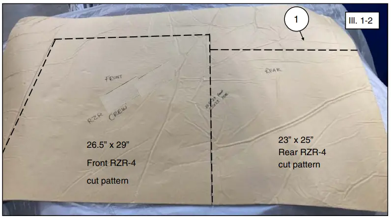 KOLPIN 29005 Universal Roof Foam Liner - Fig 2