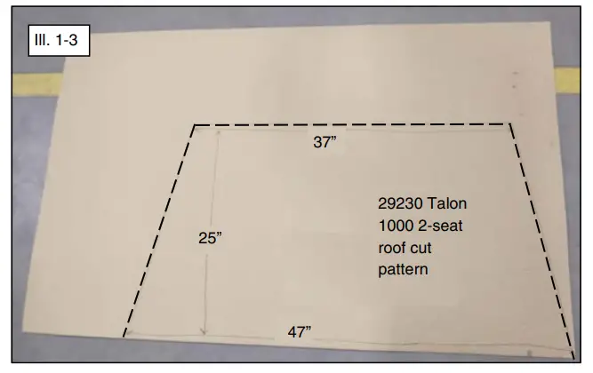 KOLPIN 29005 Universal Roof Foam Liner - Fig 3