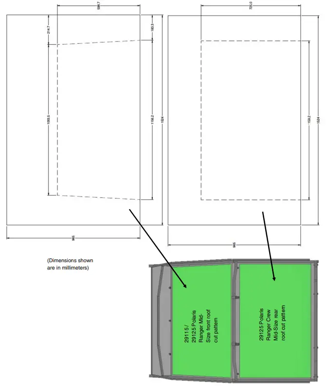 KOLPIN 29005 Universal Roof Foam Liner - Fig 6