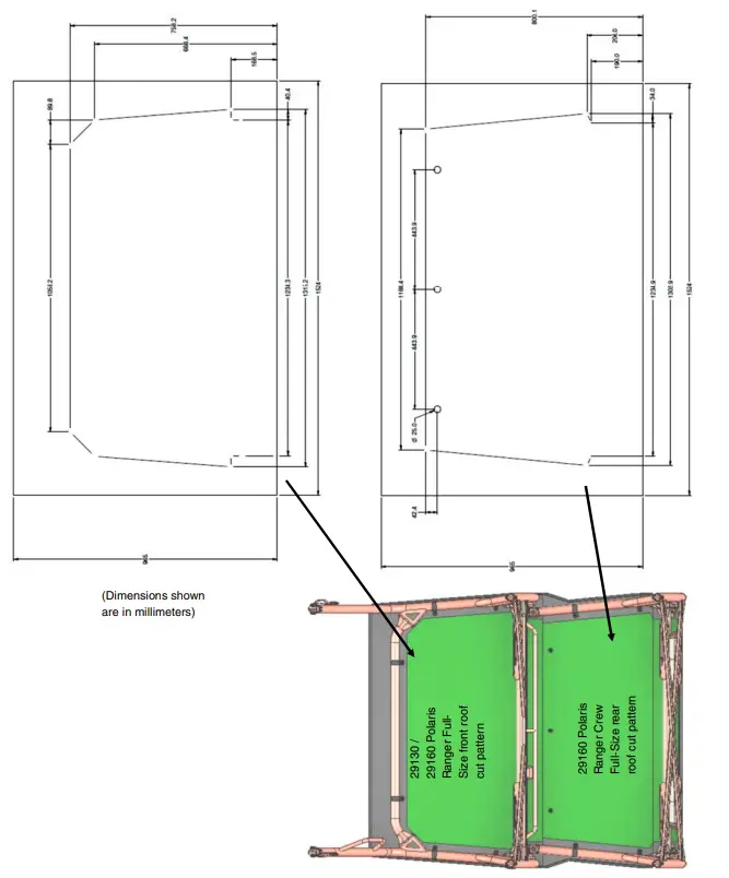 KOLPIN 29005 Universal Roof Foam Liner - Fig 7