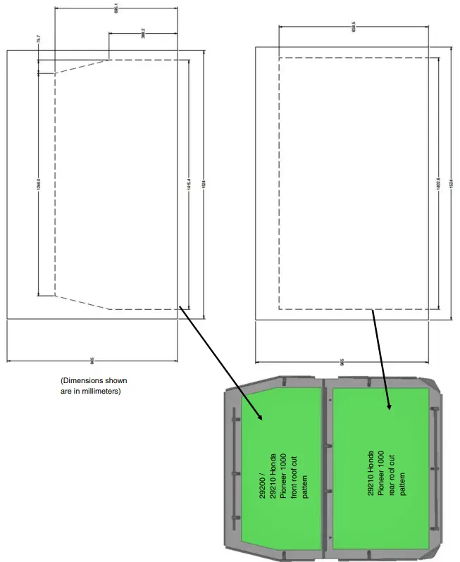 KOLPIN 29005 Universal Roof Foam Liner - Fig 8