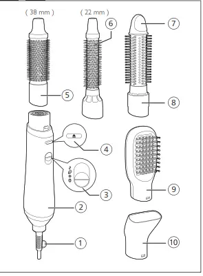 PHILIPS BHA301 Hair Styler - 21