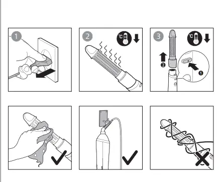 PHILIPS BHA301 Hair Styler - 6