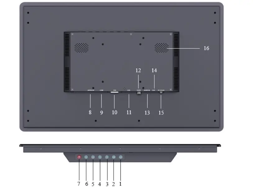 LILLIPUT TK1560 China 15.6 Inch Touch Screen Monitor FIG (1)
