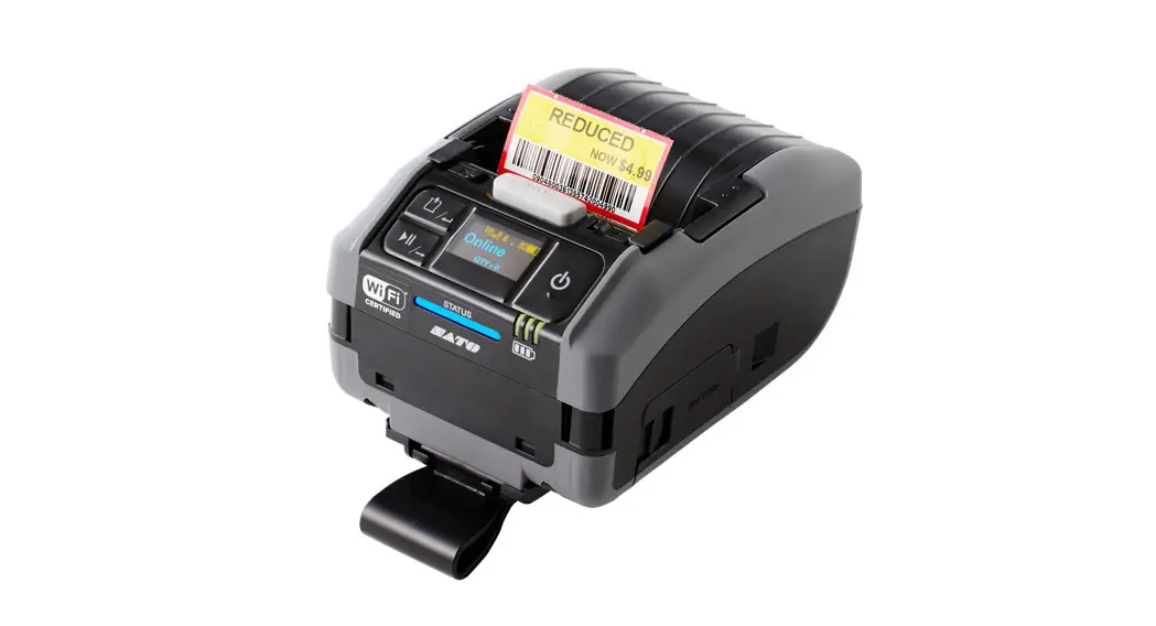 Sato Pw2nx 2-inch Mobile Label Printer User Guide