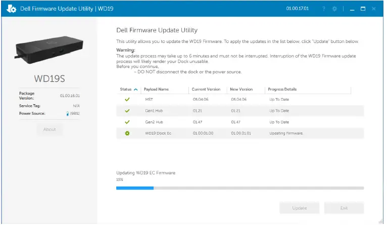 Dell WD19TBS Docking Station 3
