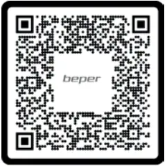 beper P101FRI012 Multifunctional Digital Air Fryer - qr