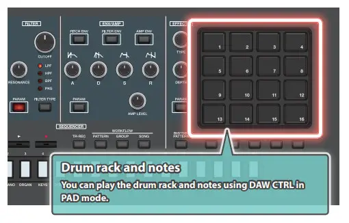FANTOM Version 2.50 Supplementary - PAD MODE