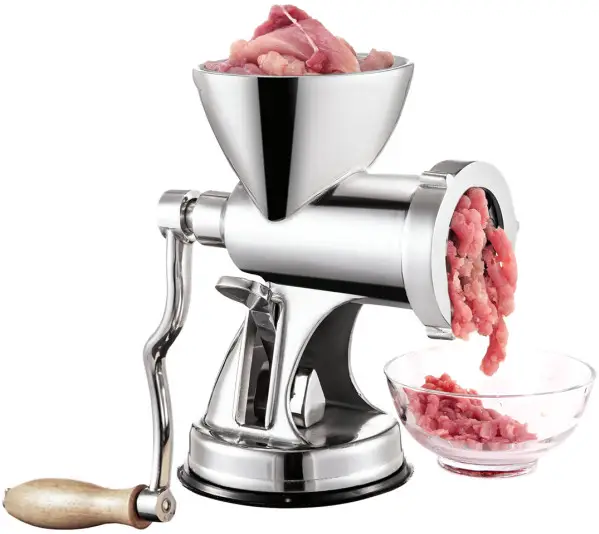 VEVOR JRJXPSJRJ00000001V0 Hand Operated Stainless Steel Sucker Meat Grinder