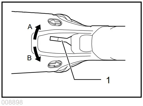 makita HP1630 Hammer Drill - Reversing switch action