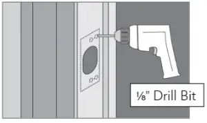 Mortise for strike and reinforcement plate