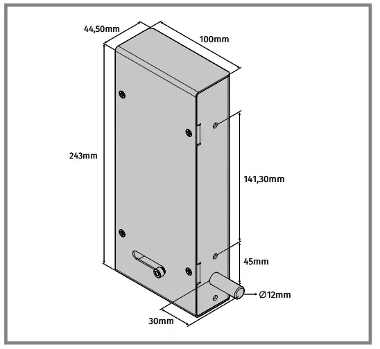 motorline PROFESSIONAL EF25 Electric Lock-