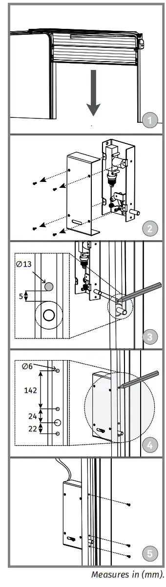 motorline PROFESSIONAL EF25 Electric Lock-fig2