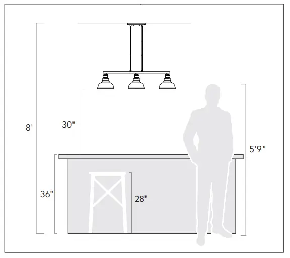GOLDEN-LIGHTING-1020-6-BLK-MWS-6-Light-Matte-Black-Modern-White-Shade-Chandelier-1