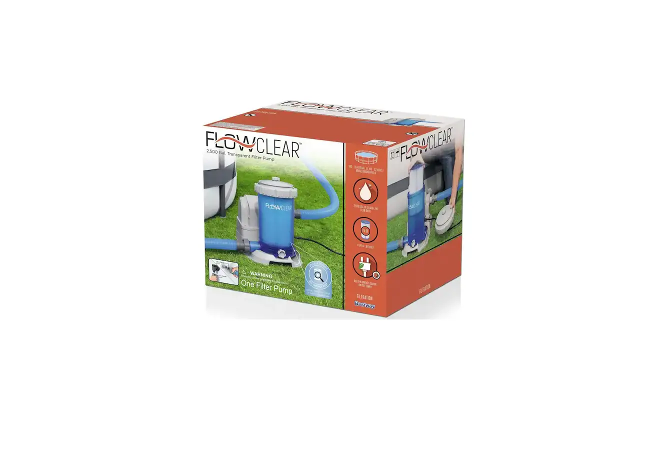 Bestway 58671e Flowclear 2500 Gallon Transparent Filter Pump Owner's Manual