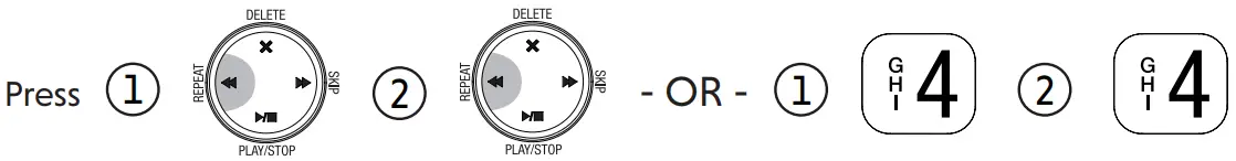 Play the previous message