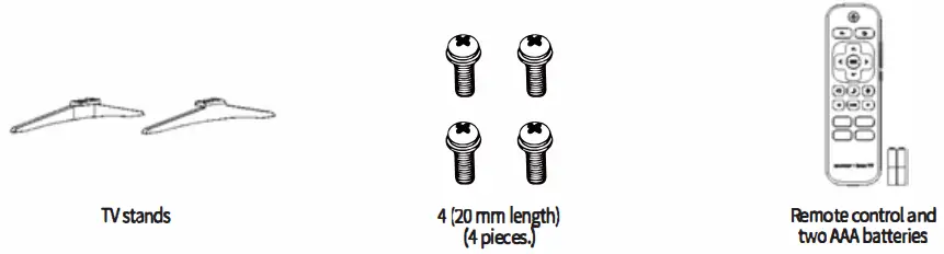 Included accessories