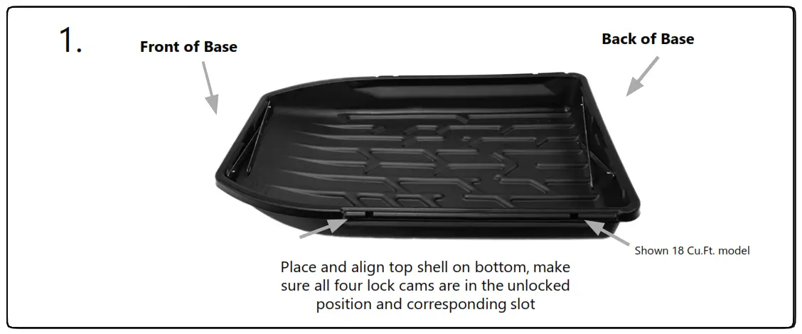 Cabela s Rooftop 10 Cu. Ft. Cargo Carrier - INSTRUCTIONS 1