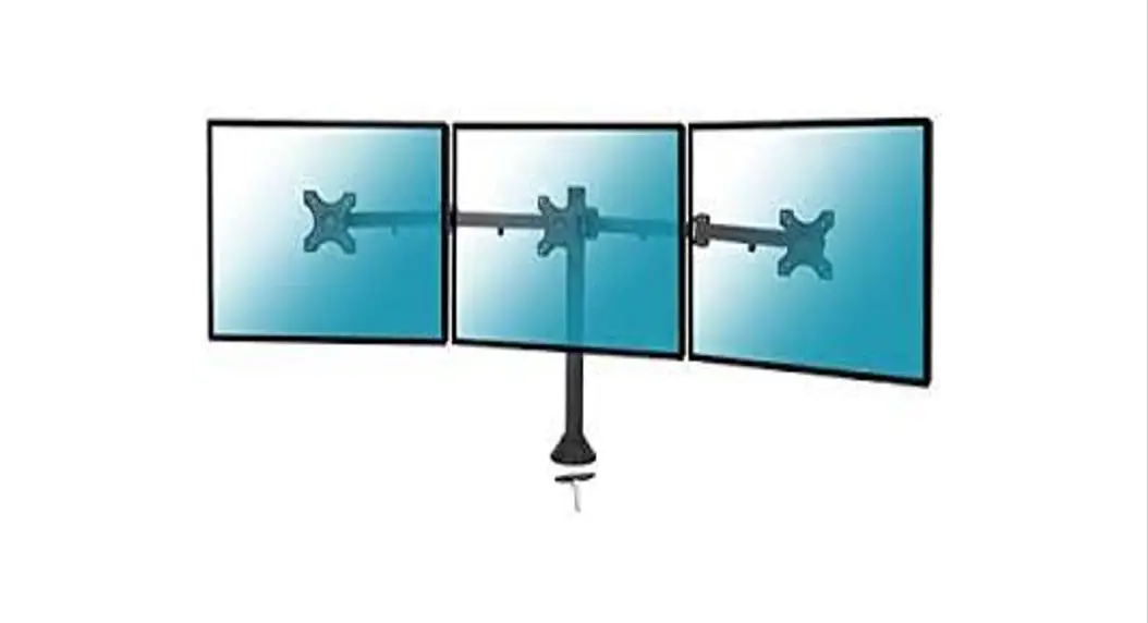 Kimex 015-1253 Desk Stand For 3 Pc Monitors Instruction Manual