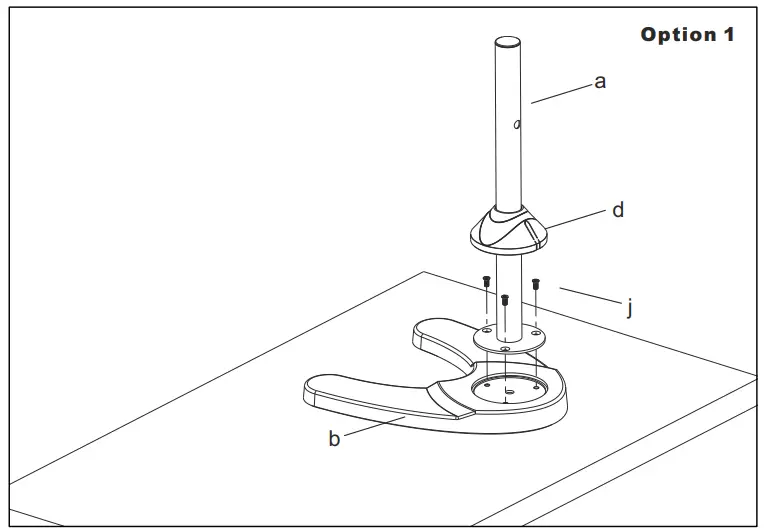 Kimex 015-1253 Desk Stand For 3 Pc Monitors - fig 2