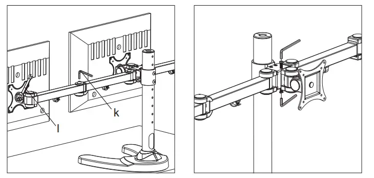 Kimex 015-1253 Desk Stand For 3 Pc Monitors - fig 6