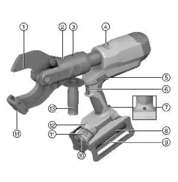 HILTI-NCT-85-C-22-Copper-Aluminum-cordless-cable-cutter -Hydraulic Cutters-1