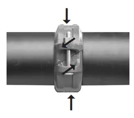BriceBarclay-Shurjoint-Z05-Ductile-Iron-Angle-Pad-Moderate-Pressure-Rigid-Coupling-FIG-7