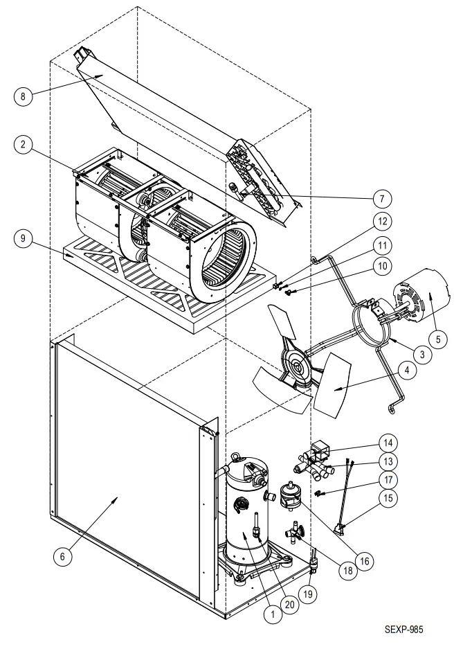 SOLAIR Heat Pump - FUNCTIONAL COMPONENTS