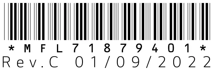 LG RBA008K0A00 ESS Home 8 Residential Battery - BAR Code