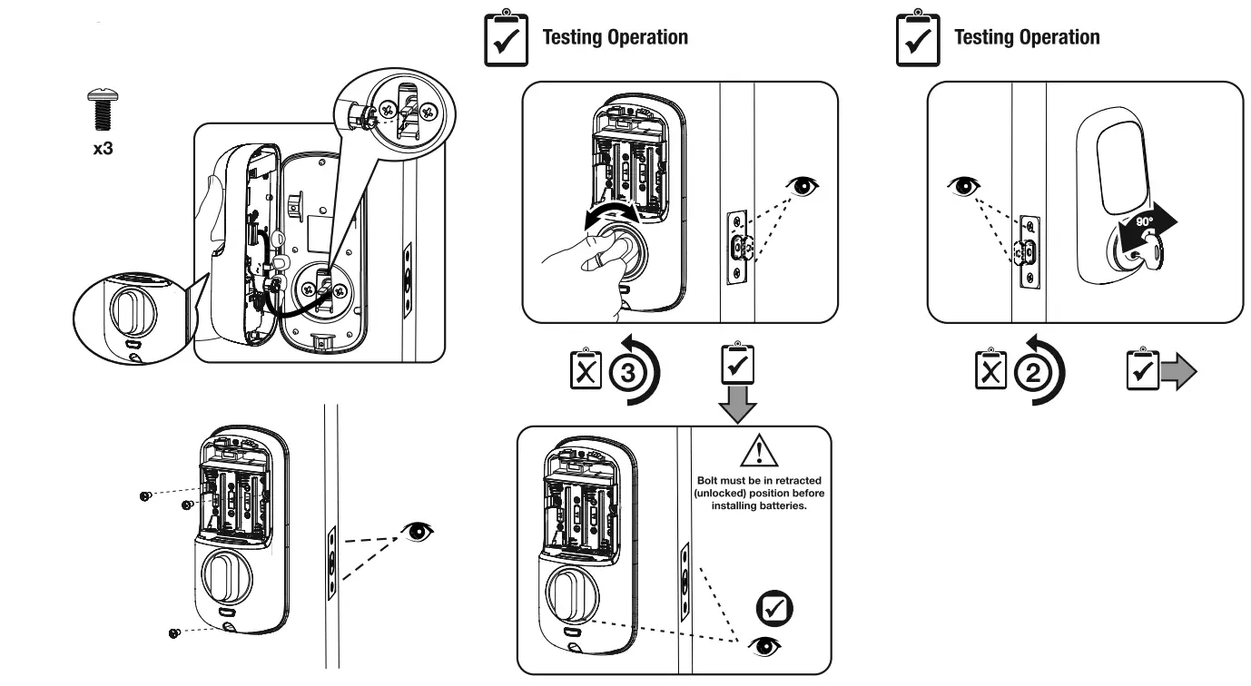 Yale Touchscreen Electronic Deadbolt with Z-Wave, Polished Brass-7