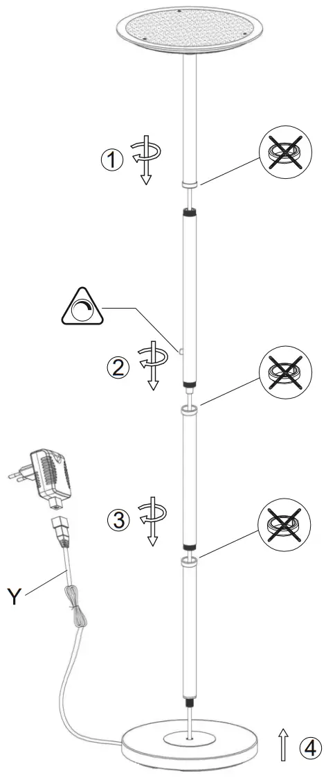 Paul Neuhaus 11729 LED Uplighter - Figure 1