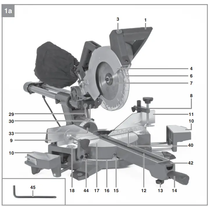 Einhell-TE-SM-2131-Dual-Sliding-Mitre-Saw-fig1