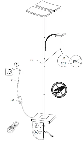 Paul-Neuhaus-11925-LED-Floor-Lamp-FIG-3