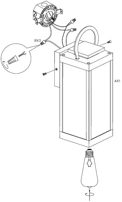 MAXIM LIGHTING-40314-Nassau 1-Light-Medium-Wall-Mount-3