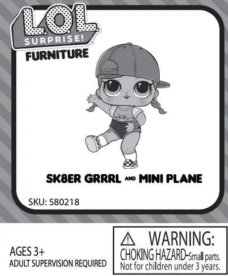 Sk8er Grrrl And Mini Plane