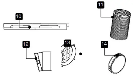 Royal Sovereign ARP 1200EX Portable Air Conditioner - PARTS 3