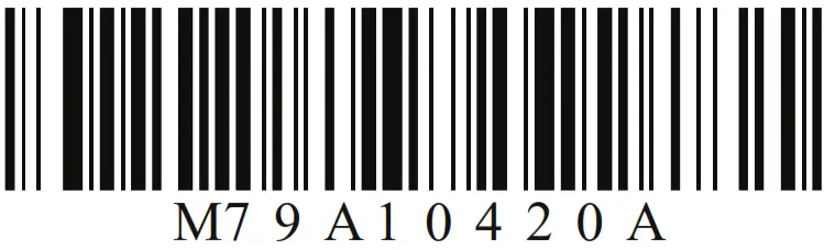 Panasonic RG-M79A Pick A Flow Ventilating Fan - bar code