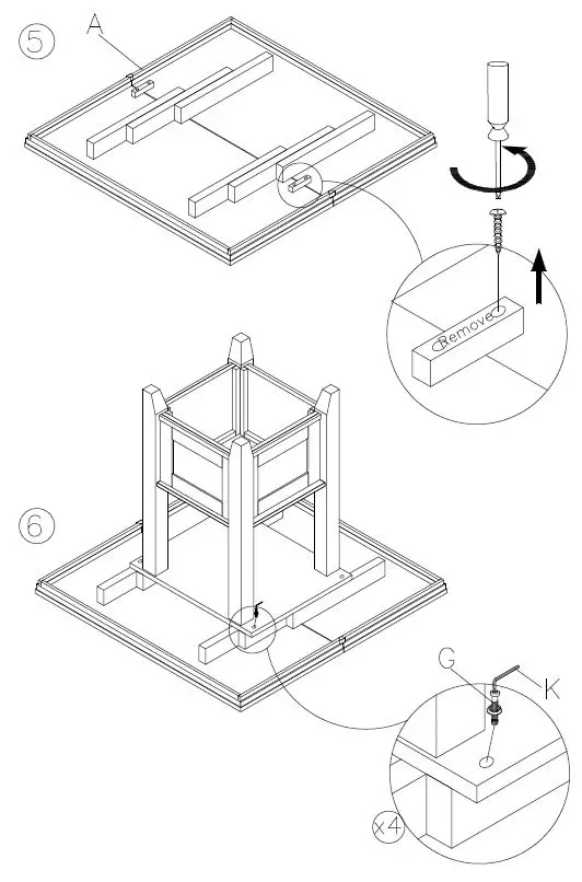 ASHLEY D59542 Furniture Flaybern Rect Drm Counter Ext Table-fig-4