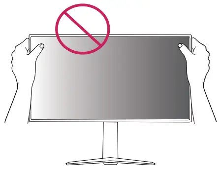 LG 24GN65R UltraGear LED Monitor - Be careful