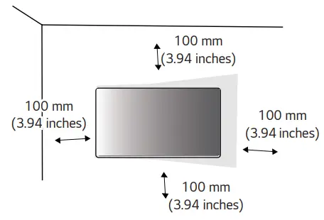 LG 24GN65R UltraGear LED Monitor - Installing on the Wall