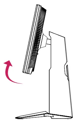 LG 24GN65R UltraGear LED Monitor - arrow as shown