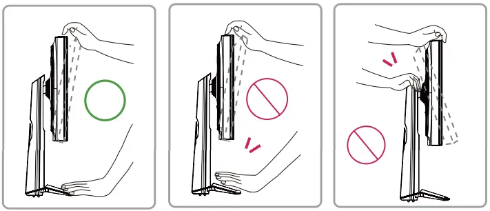 LG 24GN65R UltraGear LED Monitor - illustrated below