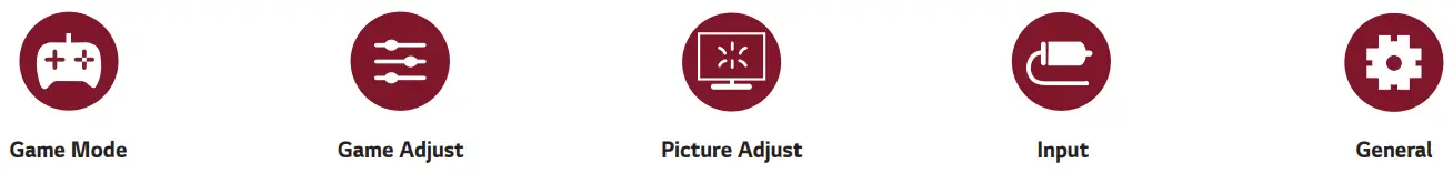 LG 24GN65R UltraGear LED Monitor - move the joystick