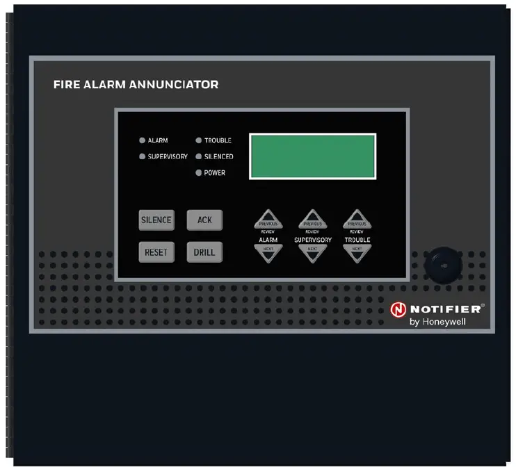NOTIFIER-N-ANN-100-80-Character-LCD-Remote-Fire-Annunciator-PRO