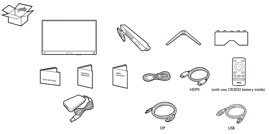 BenQ DN EX10R-EQ-V1 EX Series LCD Monitor - parts
