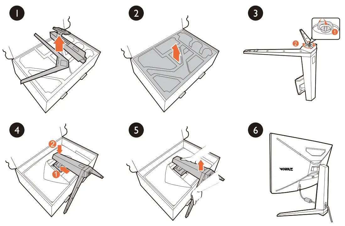 BenQ DN EX10R-EQ-V1 EX Series LCD Monitor - parts1