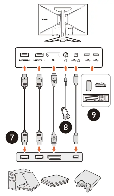 BenQ DN EX10R-EQ-V1 EX Series LCD Monitor - parts2