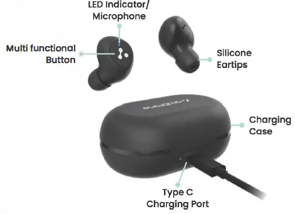 ambrane-DOTS-SLAY-True-Wireless-Earphones-FIG-1