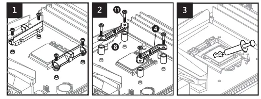 SILVER MONKEY SMX-CPUCRI-120 Crip Cooler - COOLING SYSTEM 2